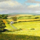 Lowlands Farm (Scotland), pastel on prepared paper, 16.25 x 18.5 inches [$550]